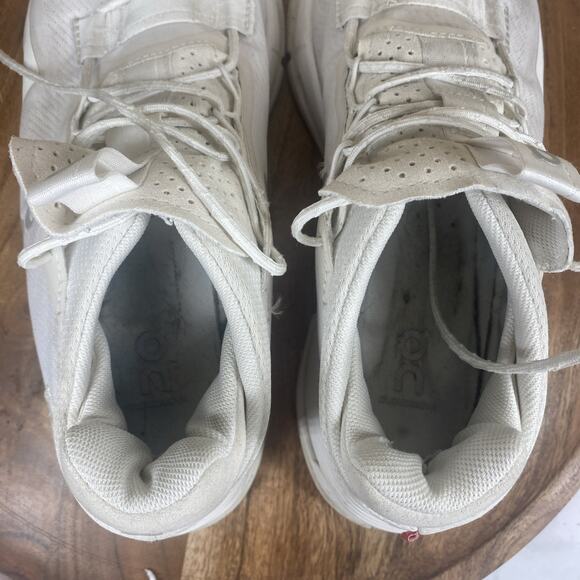 On Cloudnova Undyed White Womens Triple White Size 9 Athletic Running Shoes - Picture 6 of 9